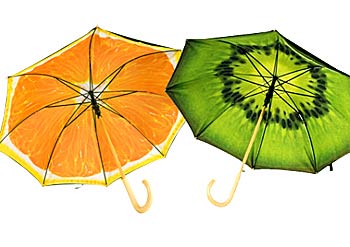 Зонт киви апельсин